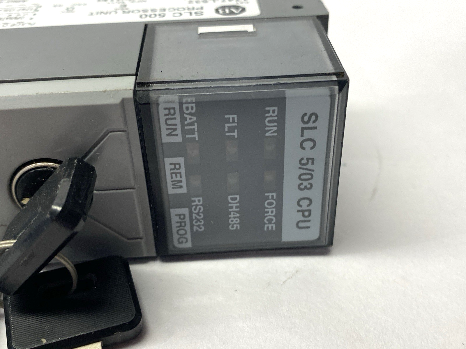 1747-L532 | Allen Bradley Ser. E Rev. D SLC 500 Processor Unit 1747-OS302 Ser. C - For parts or not working - Maverick Industrial Sales