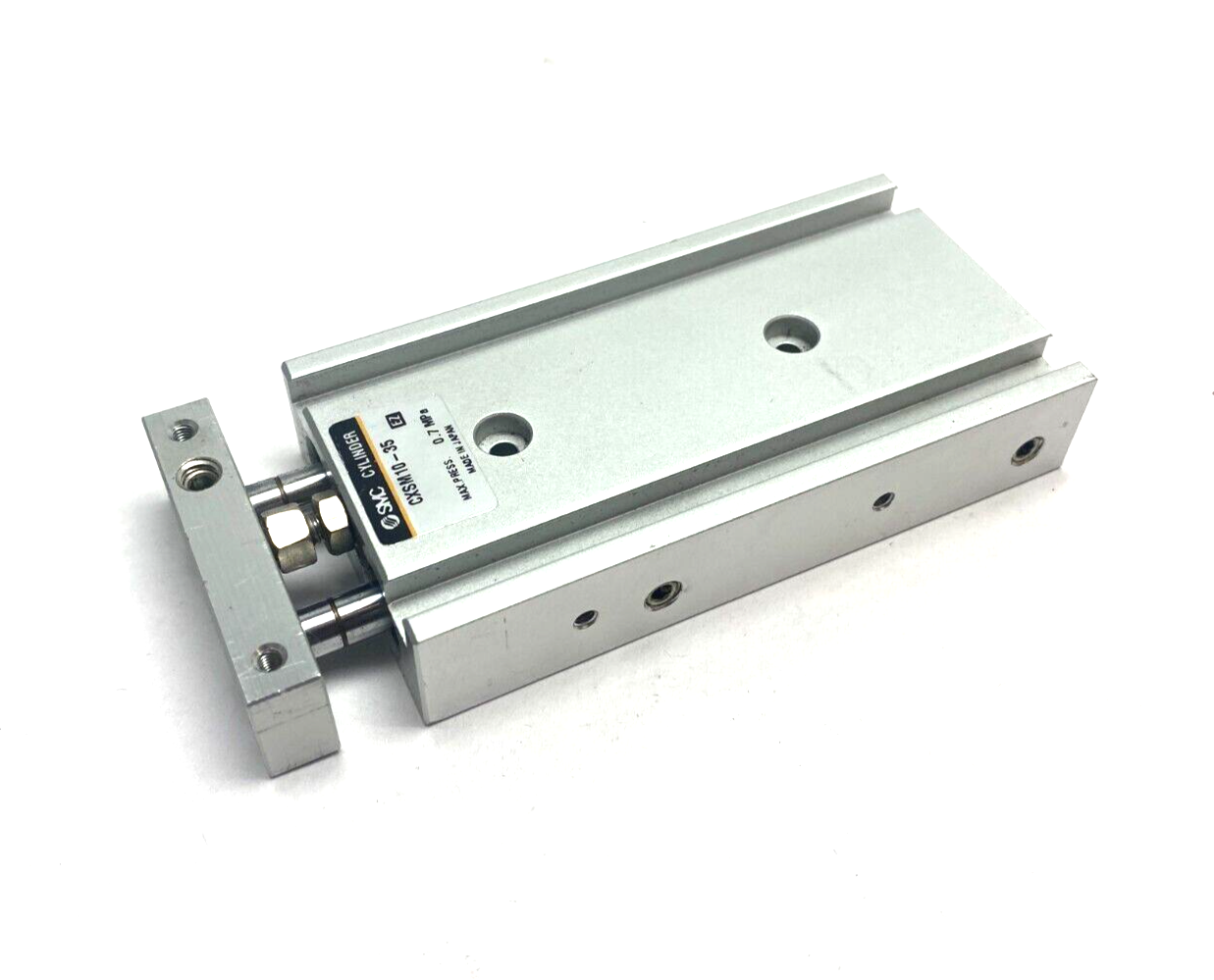 SMC CXSM10-35 Dual-Rod Guided Pneumatic Cylinder 10mm Bore 35mm Stroke - Maverick Industrial Sales