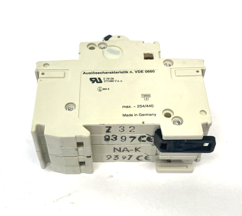 S281-NA Z 32A | ABB Miniature Circuit Breaker 2-Pole, DIN Rail Contact - Used - Maverick Industrial Sales