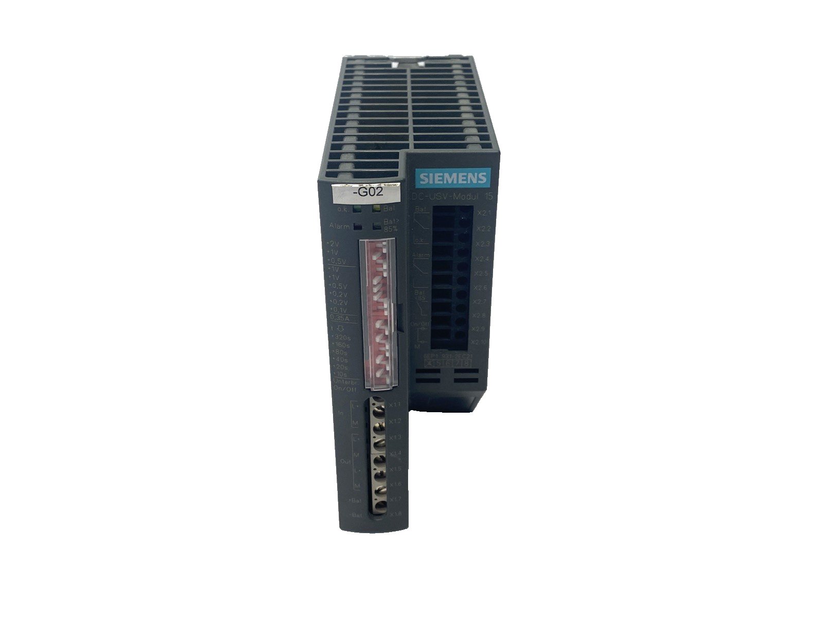Siemens 6EP1931-2EC21 SITOP DC UPS Power Supply, 24VDC 16A In 24VDC 15A Out - Maverick Industrial Sales