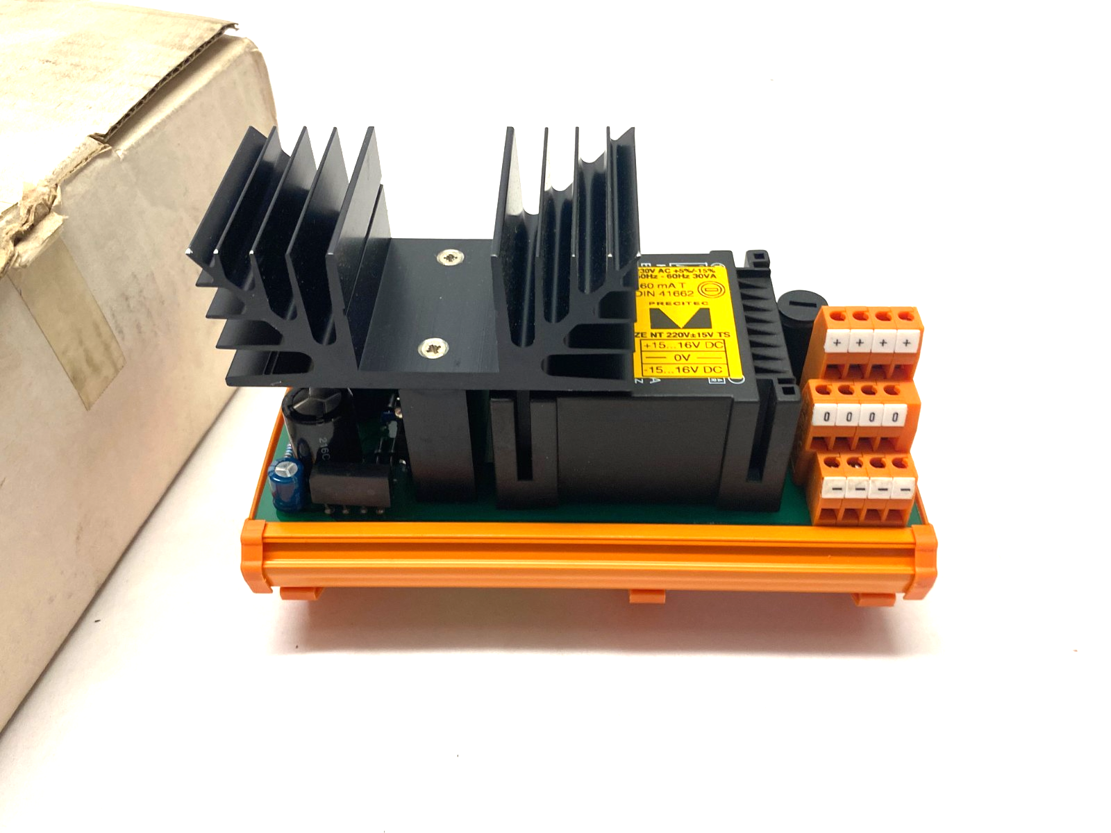 Precitec P0360-920-00001 Power Supply DIN Rail Mount ZE NT 220V ±15V TS - Maverick Industrial Sales