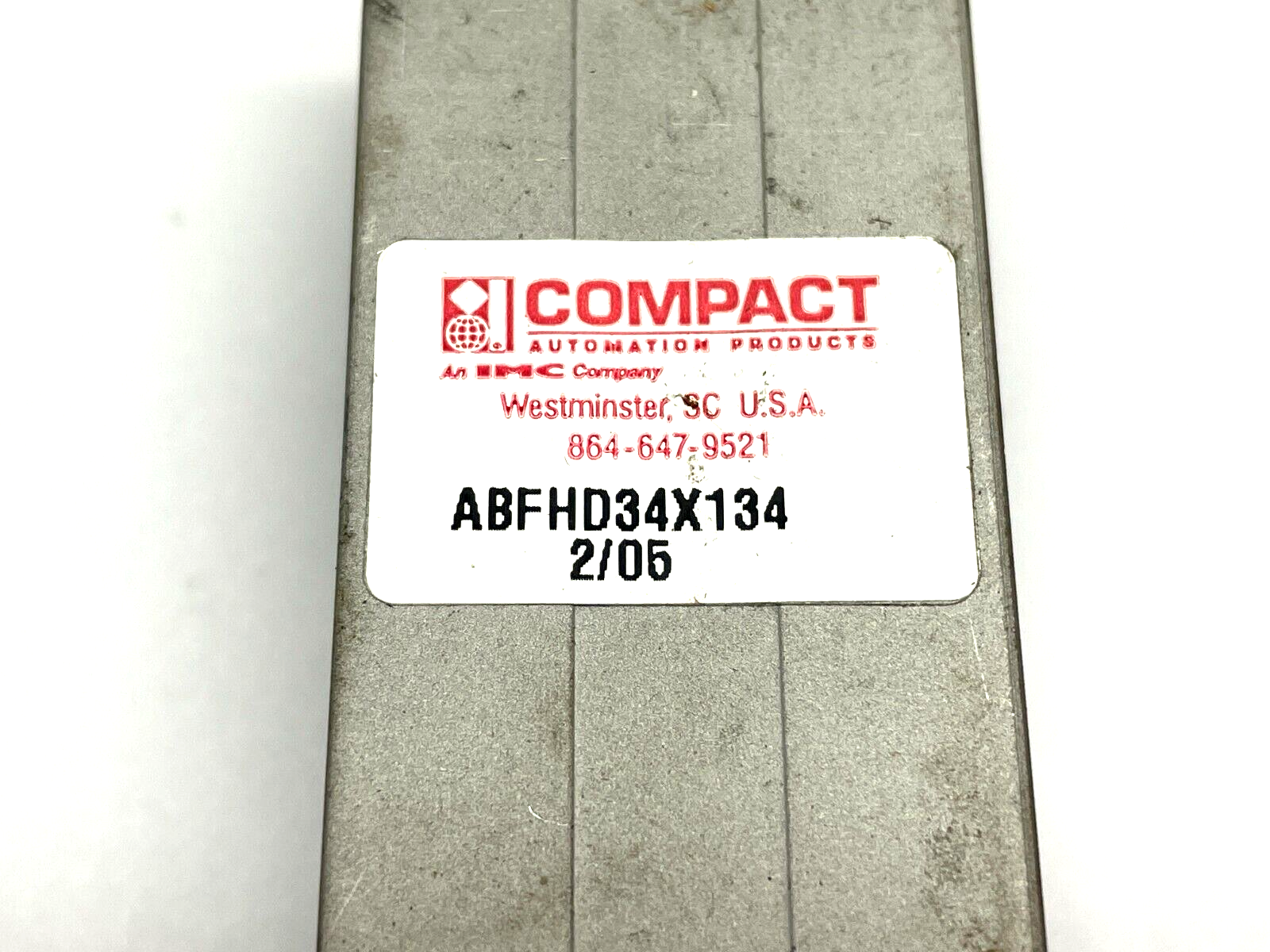 Compact ABFHD34X134 Double Ended Pneumatic Cylinder - Maverick Industrial Sales