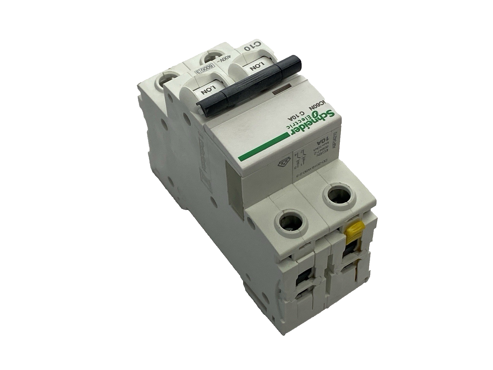 Schneider Electric A9F04210 Miniature Circuit Breaker 2-Pole 400V 10A DAMAGED - Maverick Industrial Sales