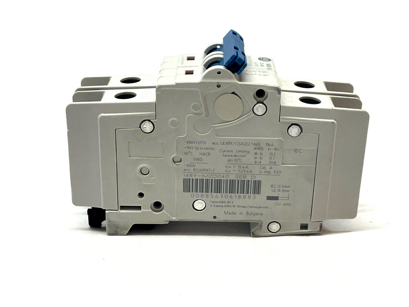 Allen Bradley 1489-M2D040 Ser. D Mini Circuit Breaker - Maverick Industrial Sales