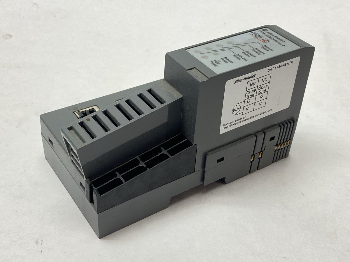 Allen Bradley 1734-AENTR Ser B POINT I/O Dual Port Network Adapter - Maverick Industrial Sales