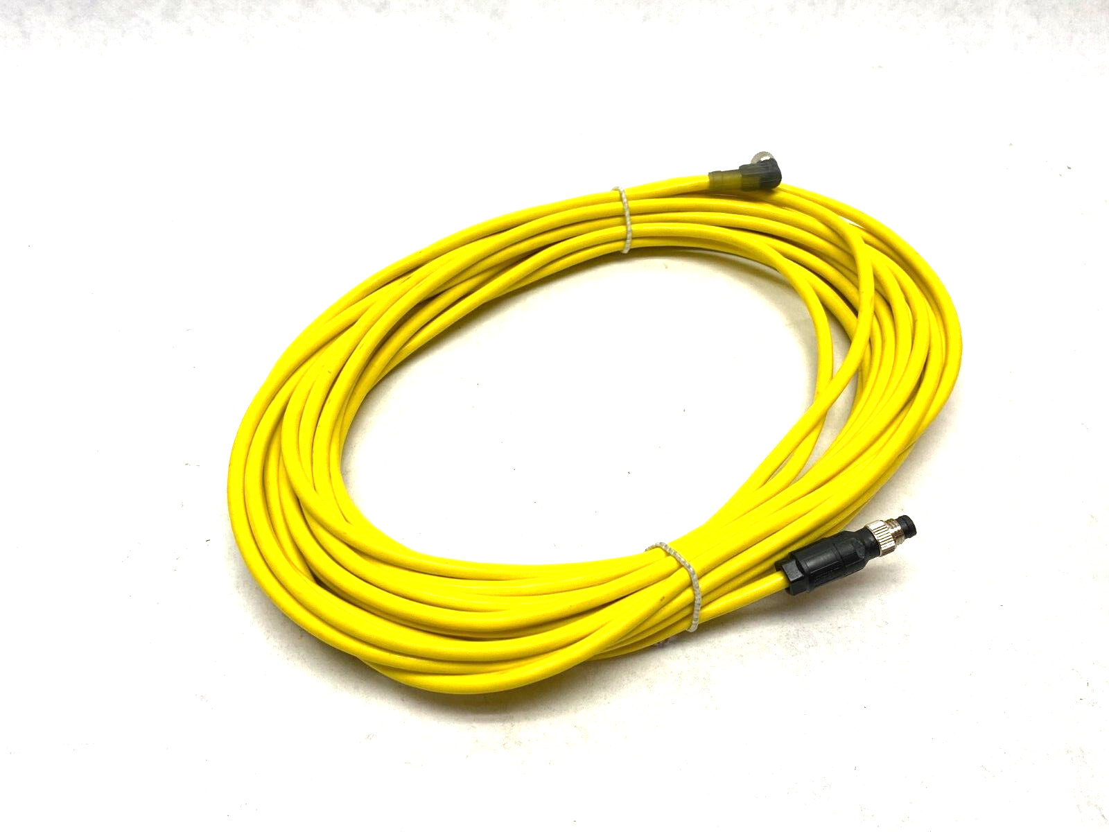 Lumberg RKMWV 3-593/10M Single End Cordset M8 Angled 3-Pin to Straight 3-Pin - Maverick Industrial Sales