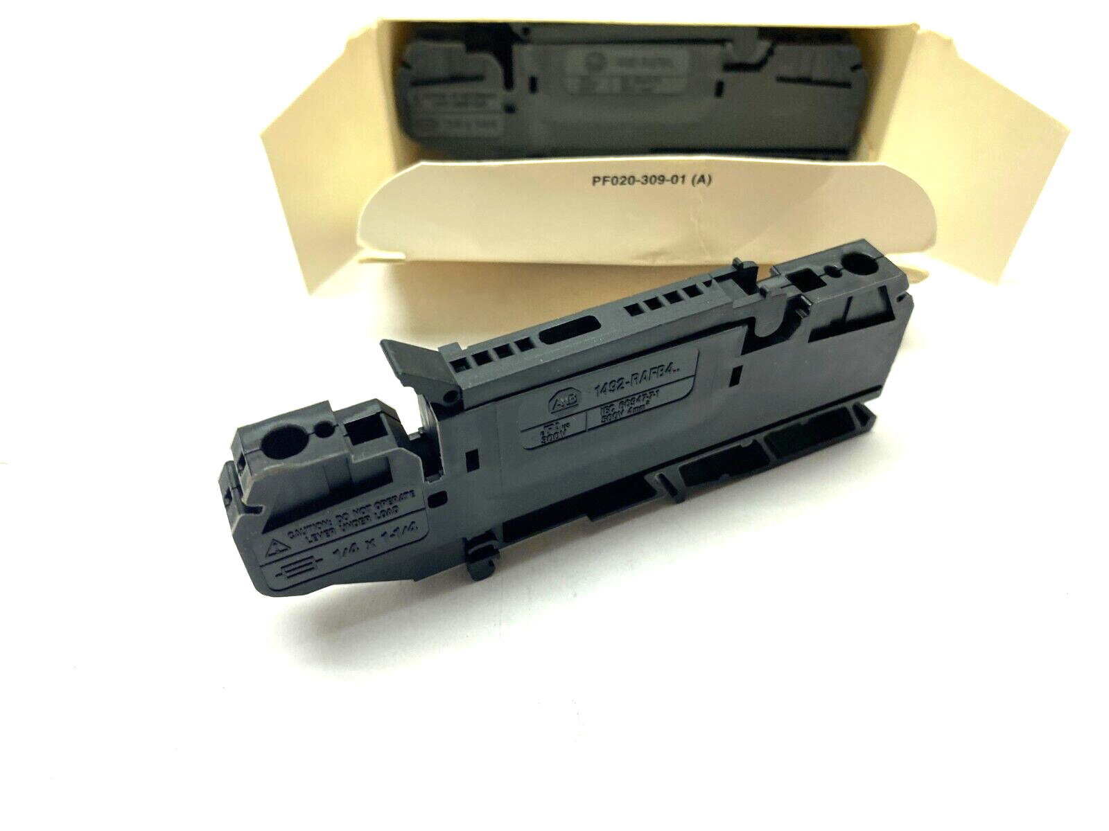 Allen Bradley 1492-RAFB4 Ser. A Fuse Holding Terminal Block Black BOX OF 25 - Maverick Industrial Sales