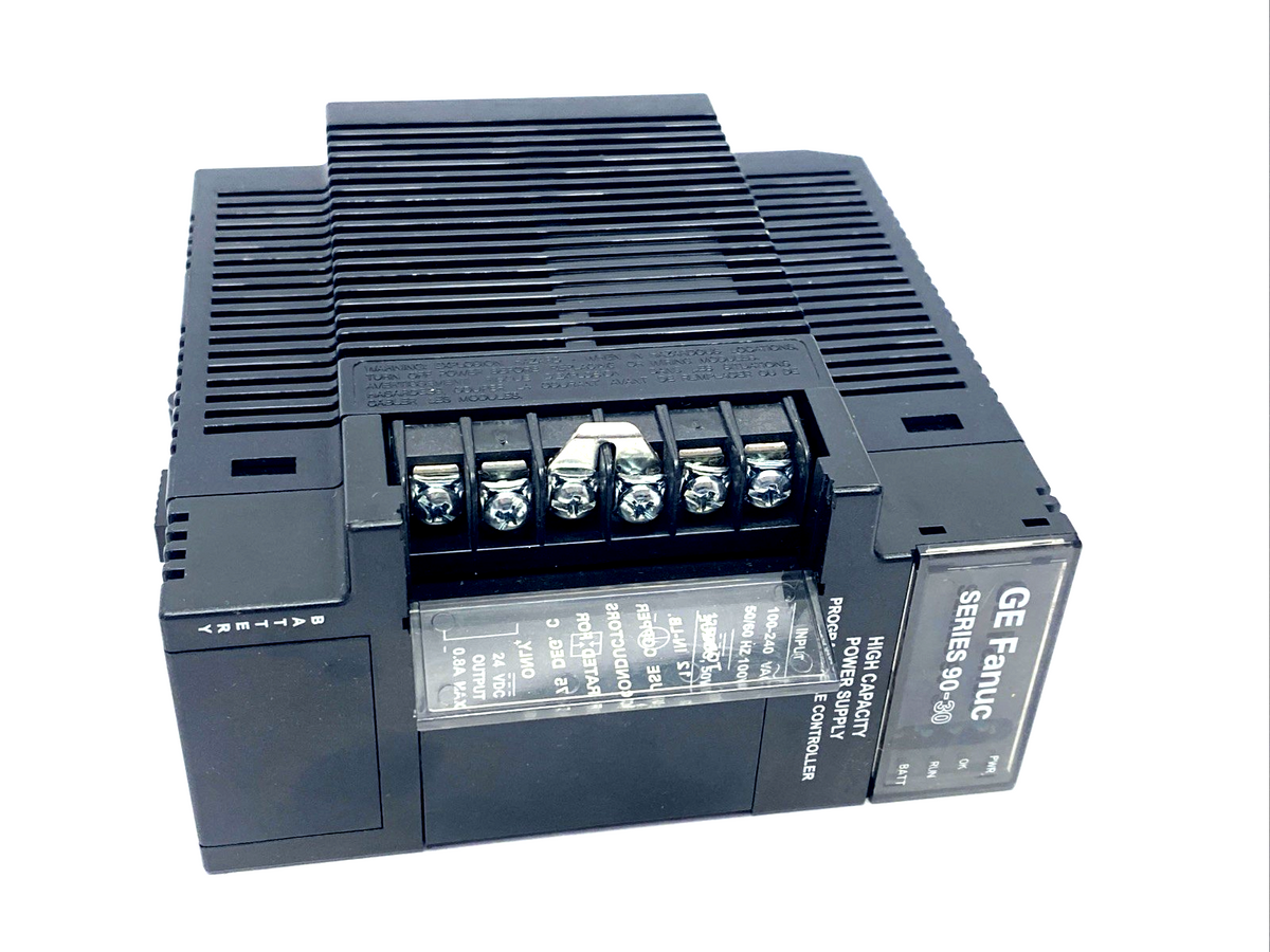 GE Fanuc IC693PWR330G PLC Power Supply 100-240VAC/125VDC 50W, 24VDC 0.8A - Maverick Industrial Sales