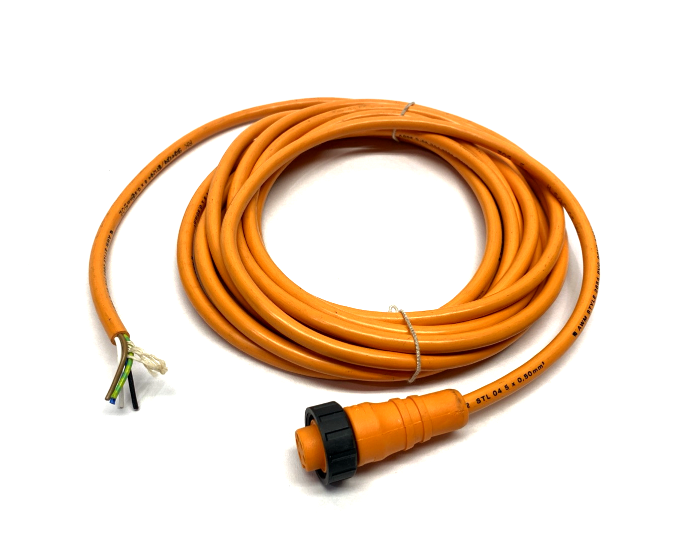 Lumberg RK 50-04/5 M 7/8" Power Single-Ended Cordset Female 5-Pin 5m 11180 - Maverick Industrial Sales