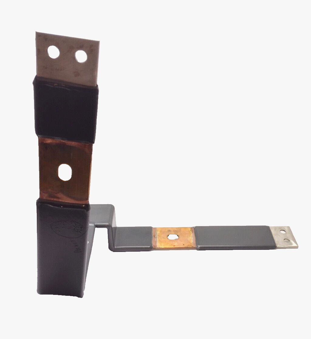 Powel 41418HBDF10719 Bus Bar 90 Vert/Horiz Elbow 0.25 X 4 Insulator Pockets - Maverick Industrial Sales