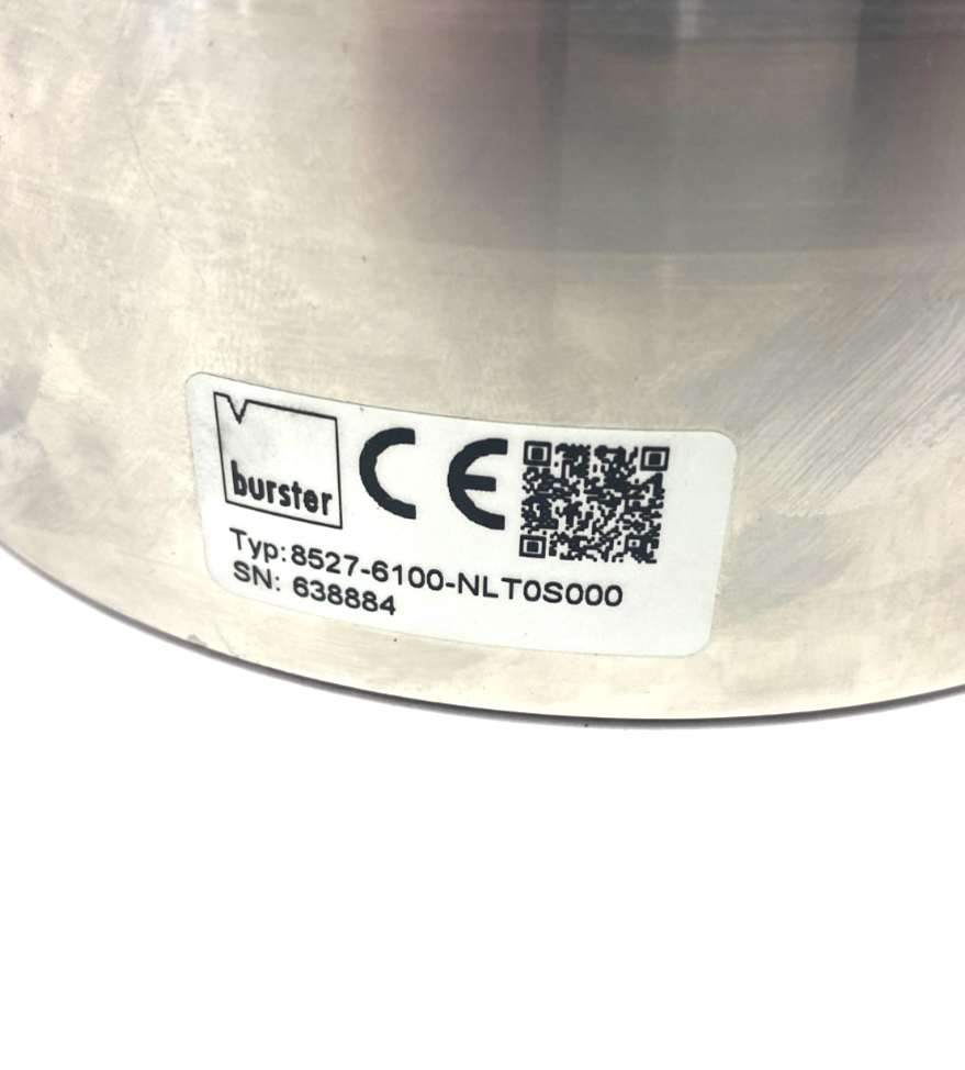 Burster 8527-6100-NLT0S000 High Precision Compression Load Cell - Maverick Industrial Sales