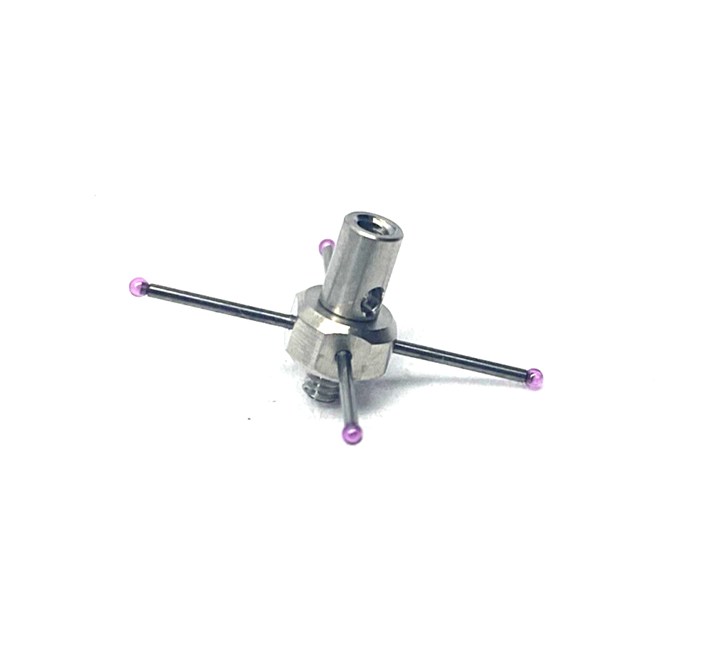 Hexagon 03969423 CMM M2 4-Way Star Stylus, M2 Thread, 1mm Dia. Ruby Ball - Maverick Industrial Sales