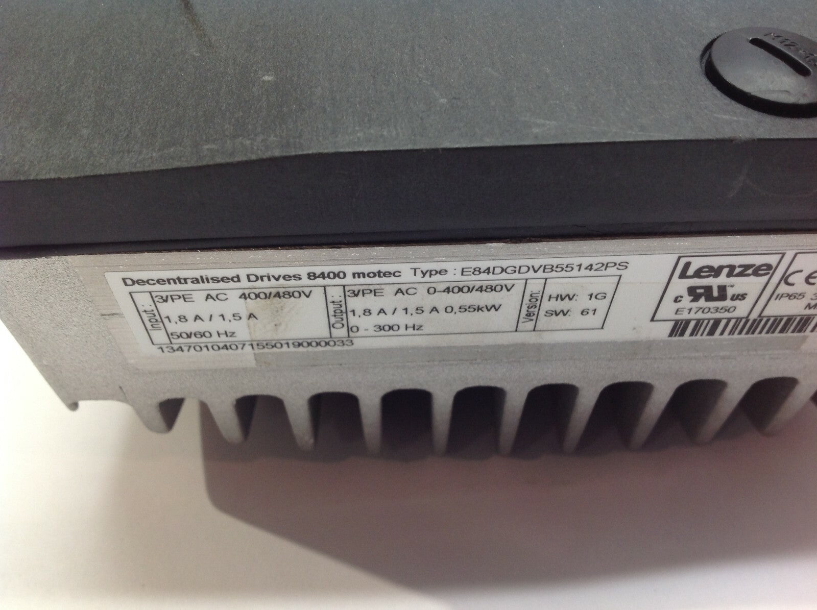 Lenze E84DGDVB55142PS Decentralised Drive & E84DGVN1E, 8400 motec - Maverick Industrial Sales