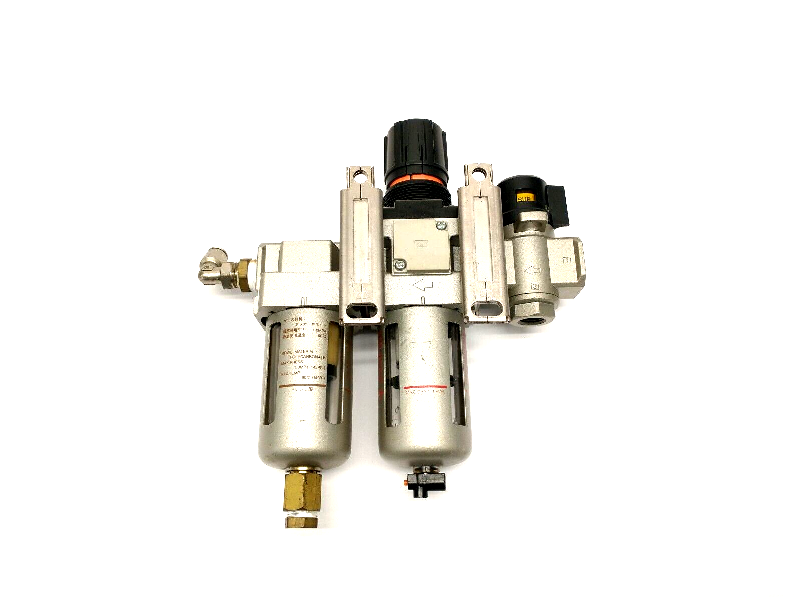 SMC AW30-N03-Z Filter Regulator NAFM3000-N03-J Separator & VHS30-N03-BZ Valve - Maverick Industrial Sales
