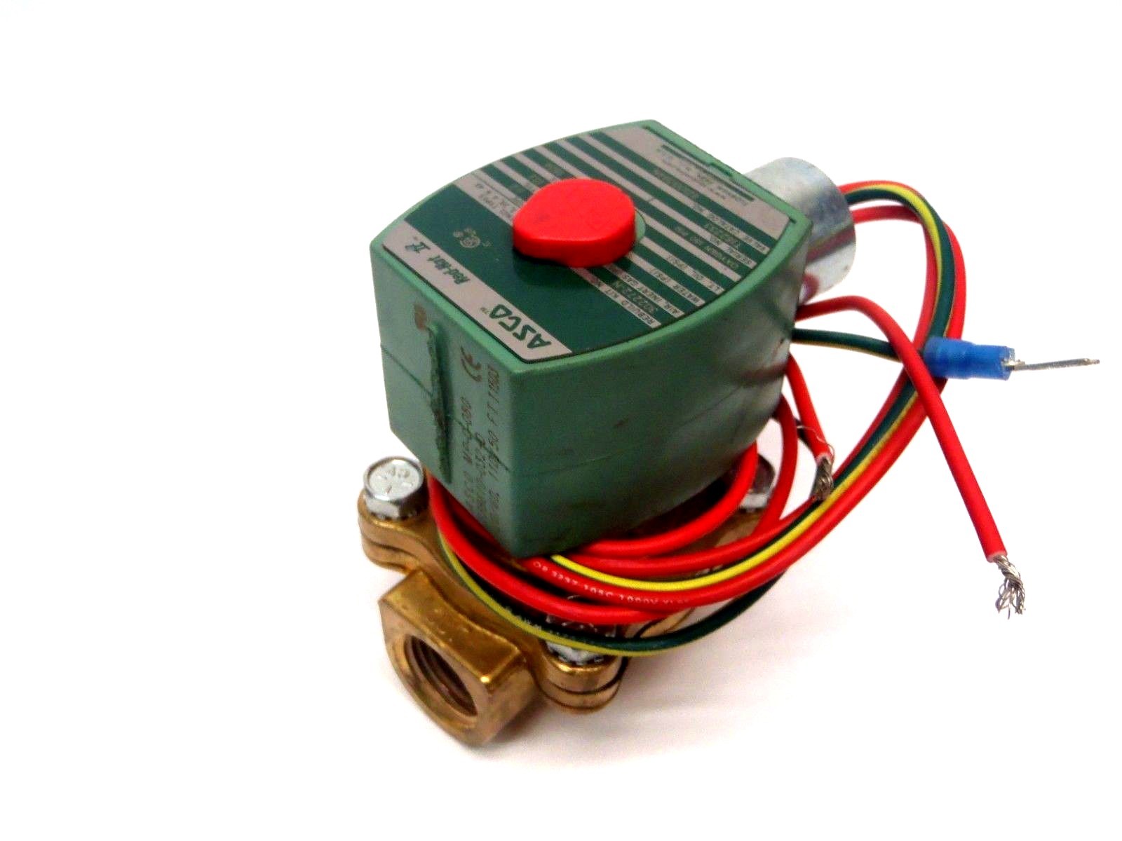 Asco 8210G094N Red Hat II 2-Way Solenoid Valve 120VAC 5/8" Orifice 1/2" NPT - Maverick Industrial Sales