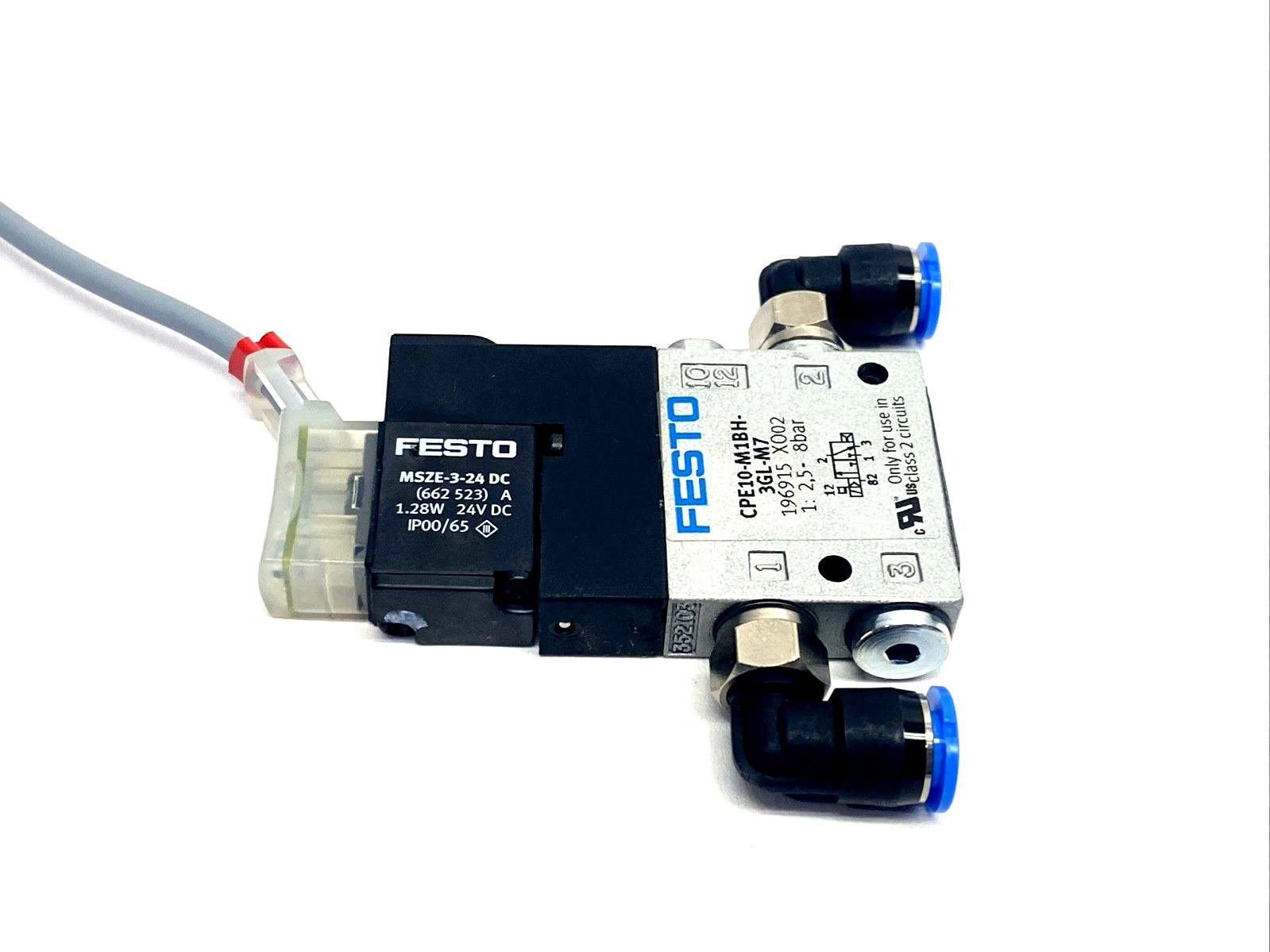 CPE10-M1BH-3GL-M7 | Festo Solenoid Valve 3/2-Way, Monostable 196915 - Used - Maverick Industrial Sales