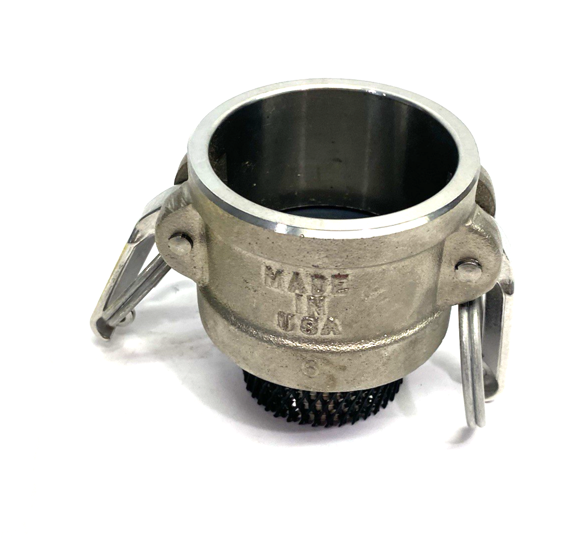 6795K132 | Stainless Steel Cam-and-Groove Hose Coupling 2-Lever 1-1/2 NPT Male - New - Maverick Industrial Sales
