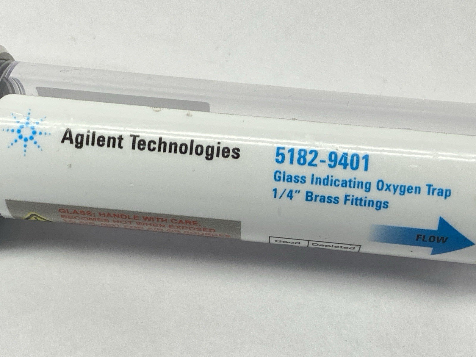 5182-9401 | Agilent Glass Indicating Oxygen Trap 1/4" 100 PSI - Used - Maverick Industrial Sales