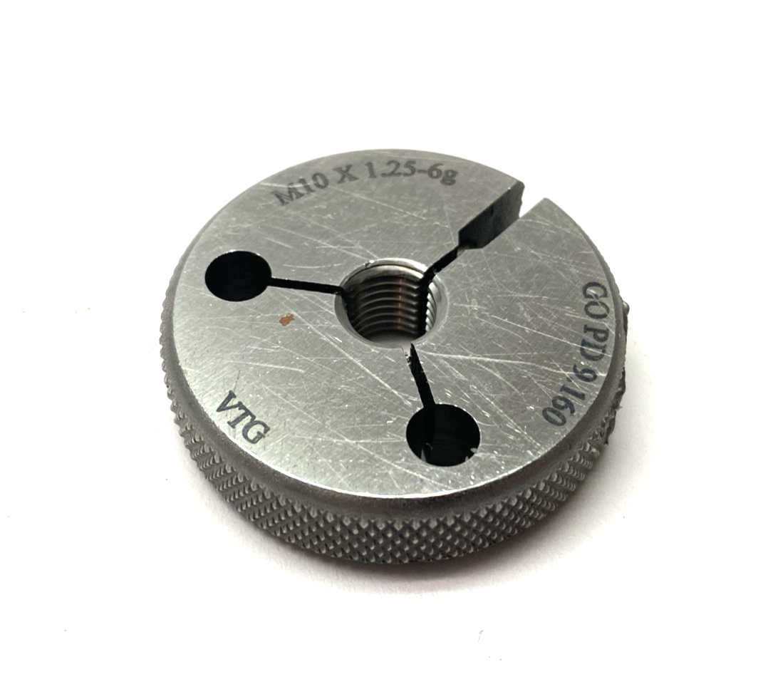 Vermont Gage 362124510 Thr. Ring Gauge M10x1.25-6G GO PD 9.160 - New – Open box - Maverick Industrial Sales