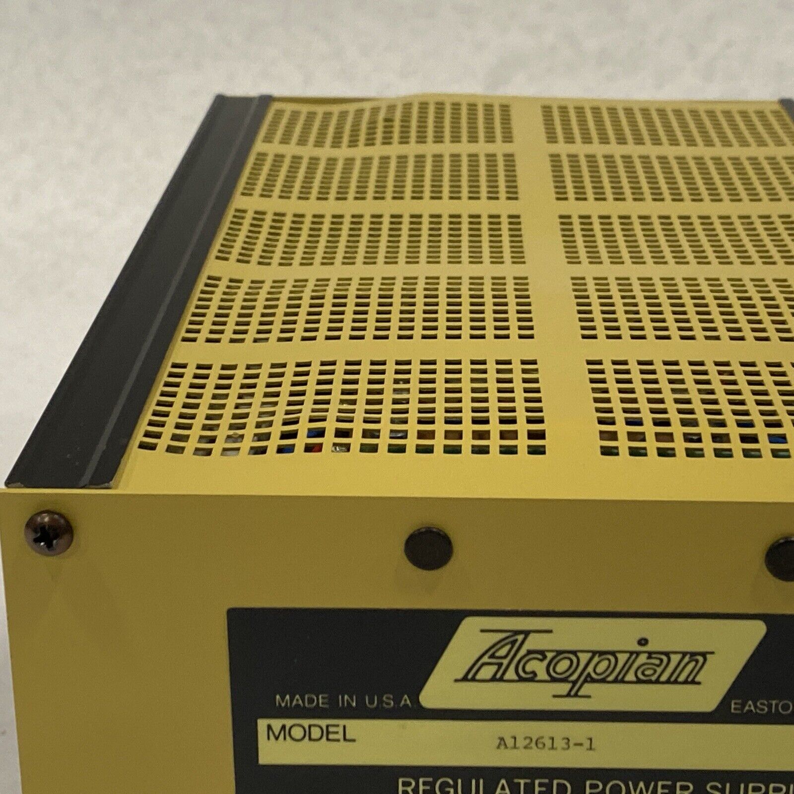 Acopian A12613-1 Regulated Power Supply - New – Open box - Maverick Industrial Sales