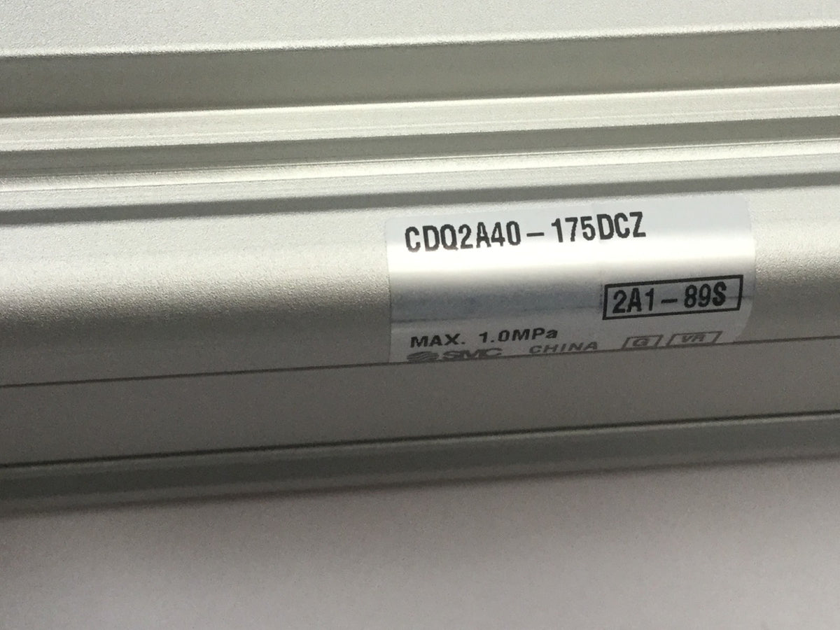 SMC CDQ2A40-175DCZ Compact Cylinder 40mm Bore 175mm Stroke - Maverick Industrial Sales