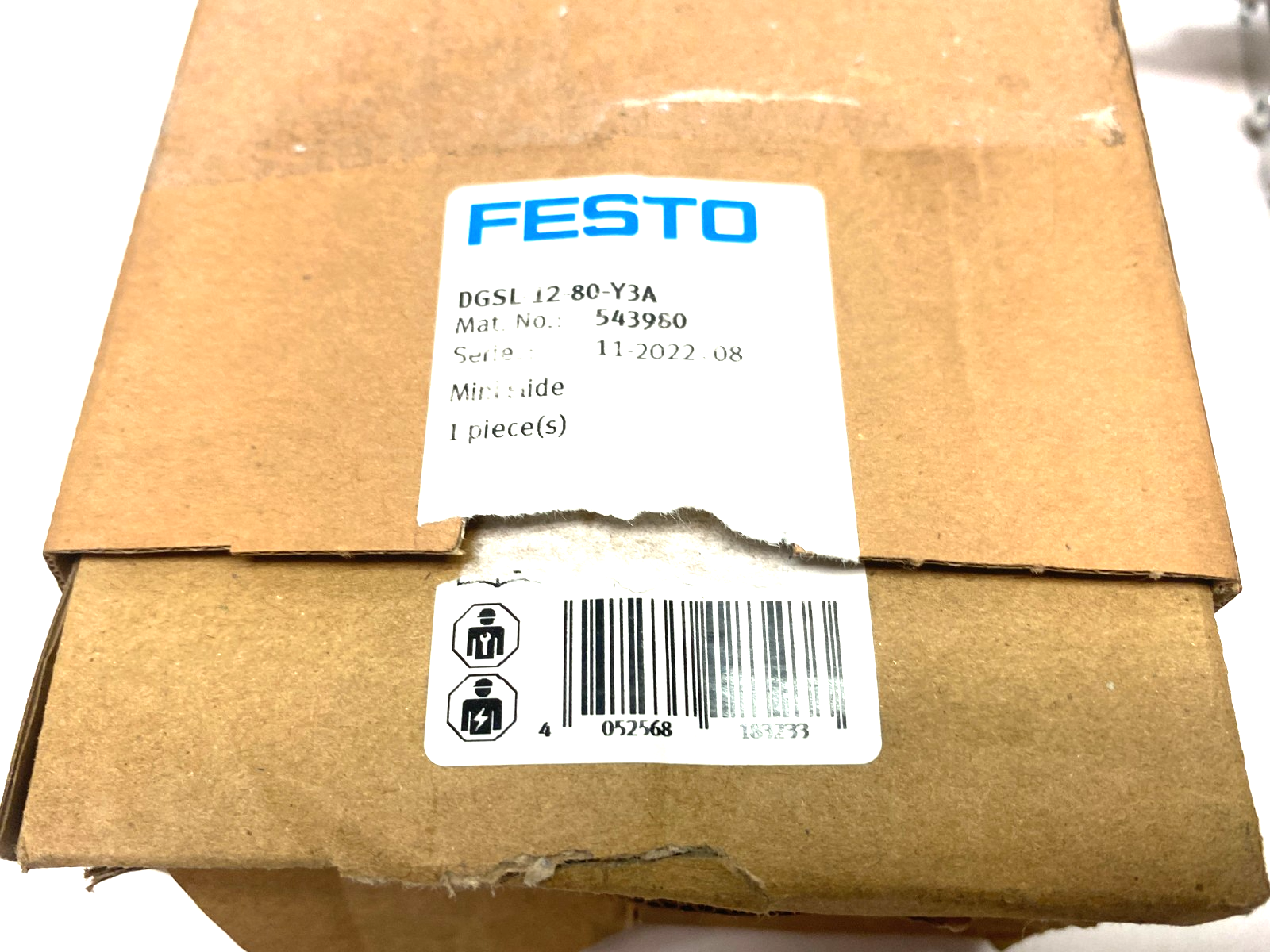 Festo DGSL-12-80-Y3A Mini Slide 80mm Stroke 543980 - Maverick Industrial Sales