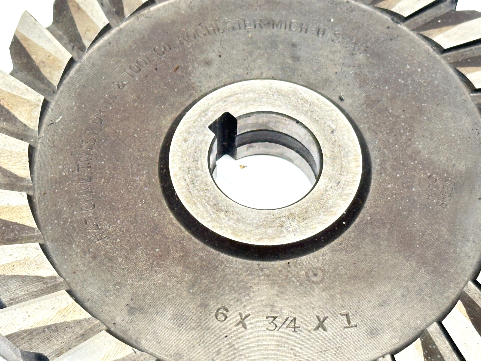 National Twist Drill & Tool Company B36 1-Side Milling Cutter 6x3/4x1" - Maverick Industrial Sales