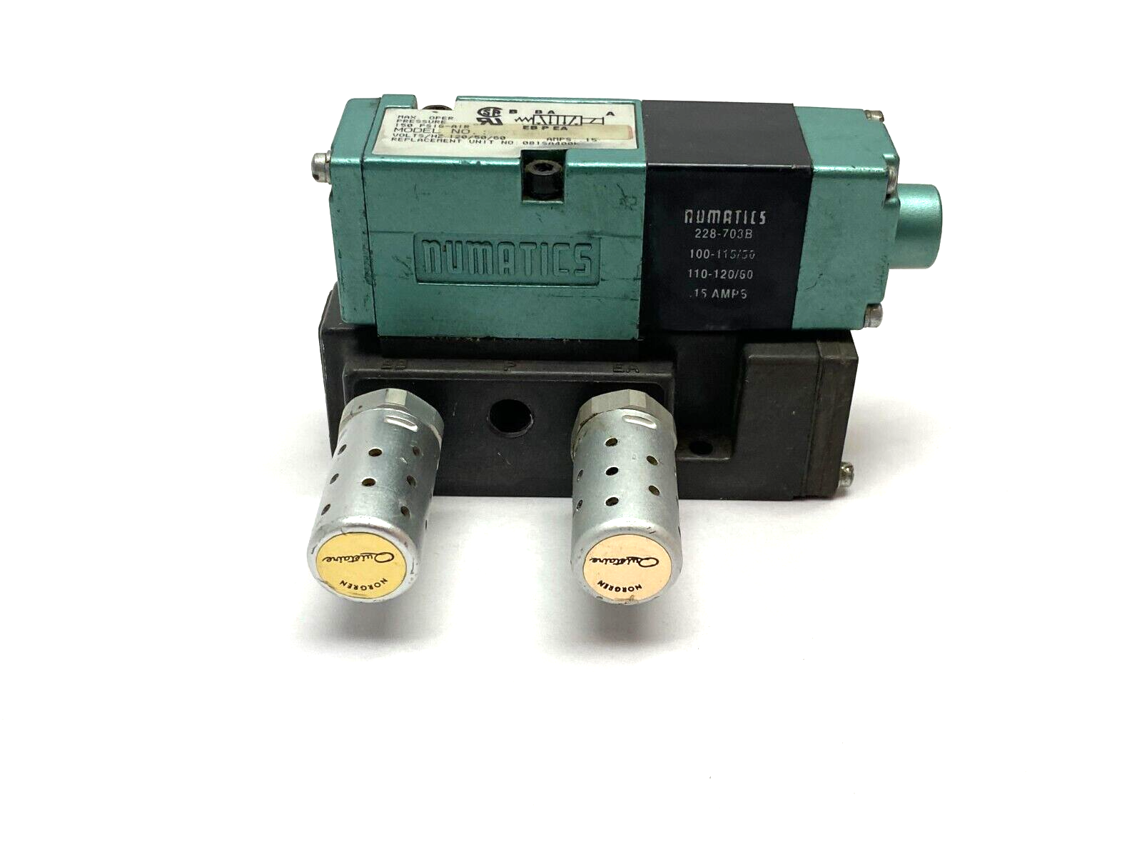 Numatics 081SA43AK000030 Solenoid Valve 150psig 120V 15A - Maverick Industrial Sales