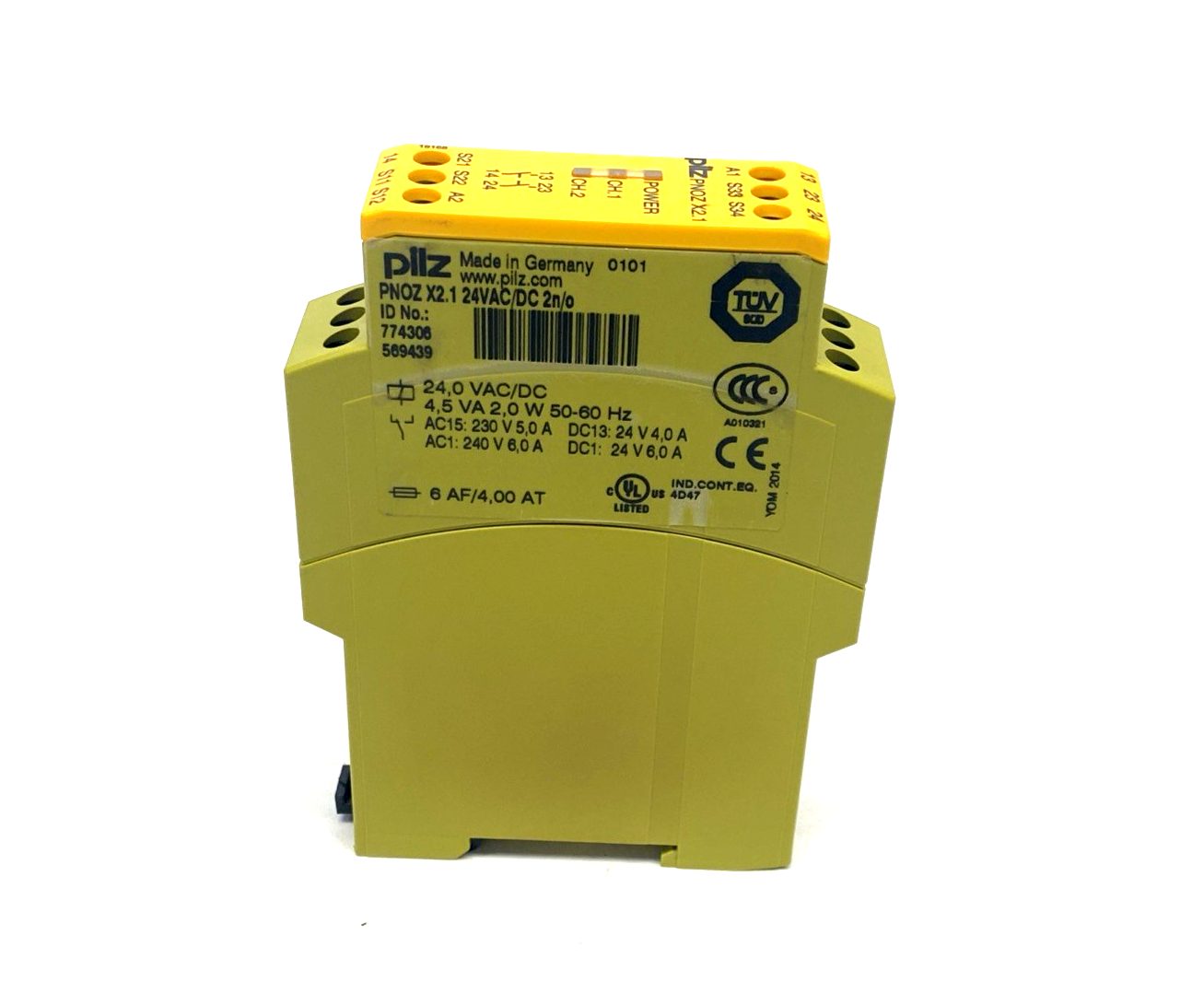 Pilz PNOZ X2.1 24VAC/DC 2n/o Safety Relay 24V AC/DC 774306 - Maverick Industrial Sales