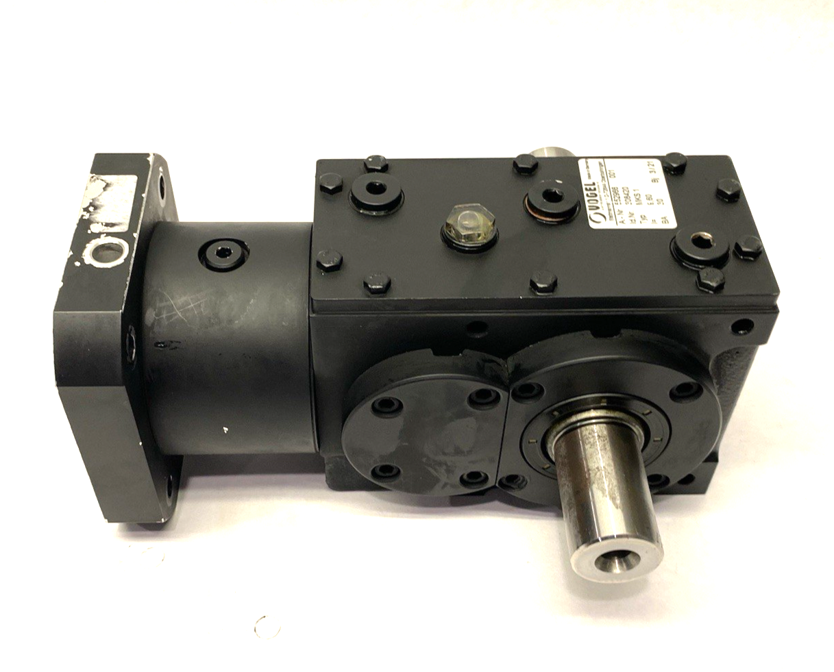 Vogel MKS 1 Precision Bevel Helical Gearbox, Angular i=9,60 Solid Shaft 308420 - Maverick Industrial Sales