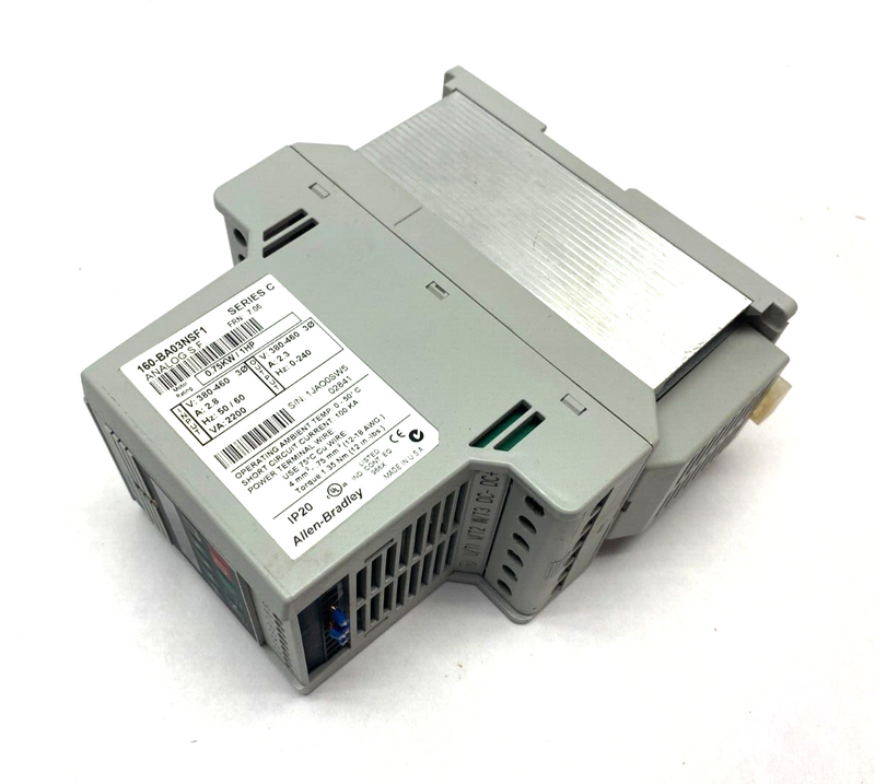 Allen Bradley 160-BA03NSF1 Ser. C Preset Speed Controller 0.75KW/1HP - Maverick Industrial Sales