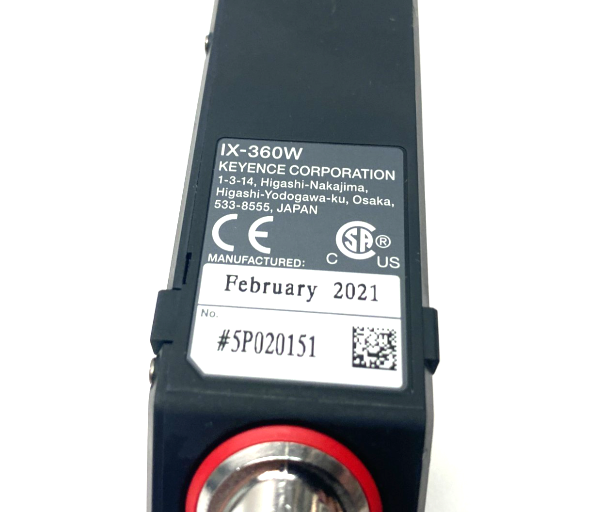 Keyence IX-360W Image Based Laser Sensor Head 360mm Scan/Line Mode - Maverick Industrial Sales