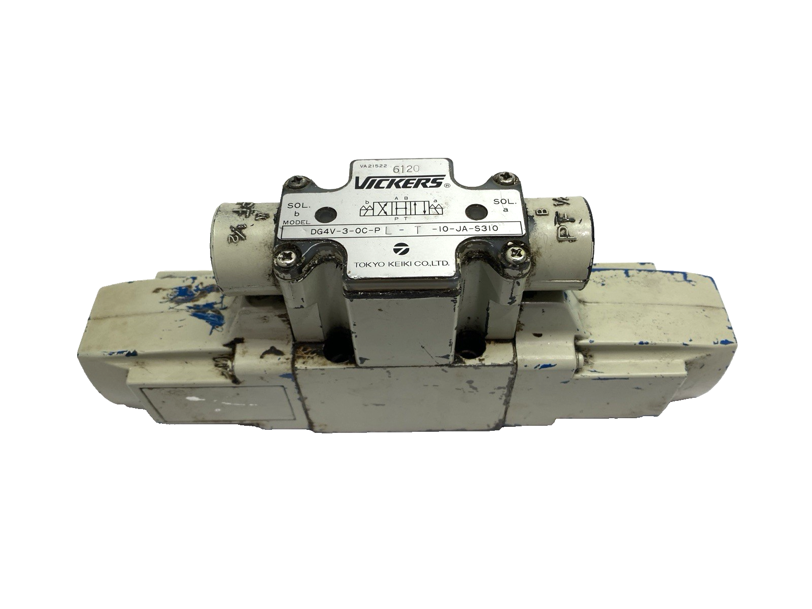 Tokyo Keiki Vickers DG4V-3-OC-PL-T-10-JA-S310 Solenoid Directional Control Valve - Maverick Industrial Sales