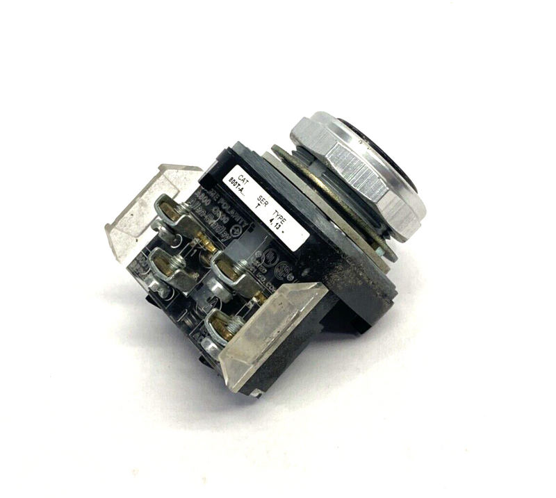 Allen Bradley 800T-A2A Ser. T 30mm Momentary Push Button, Black, 1 N.O. - 1 N.C. - Maverick Industrial Sales