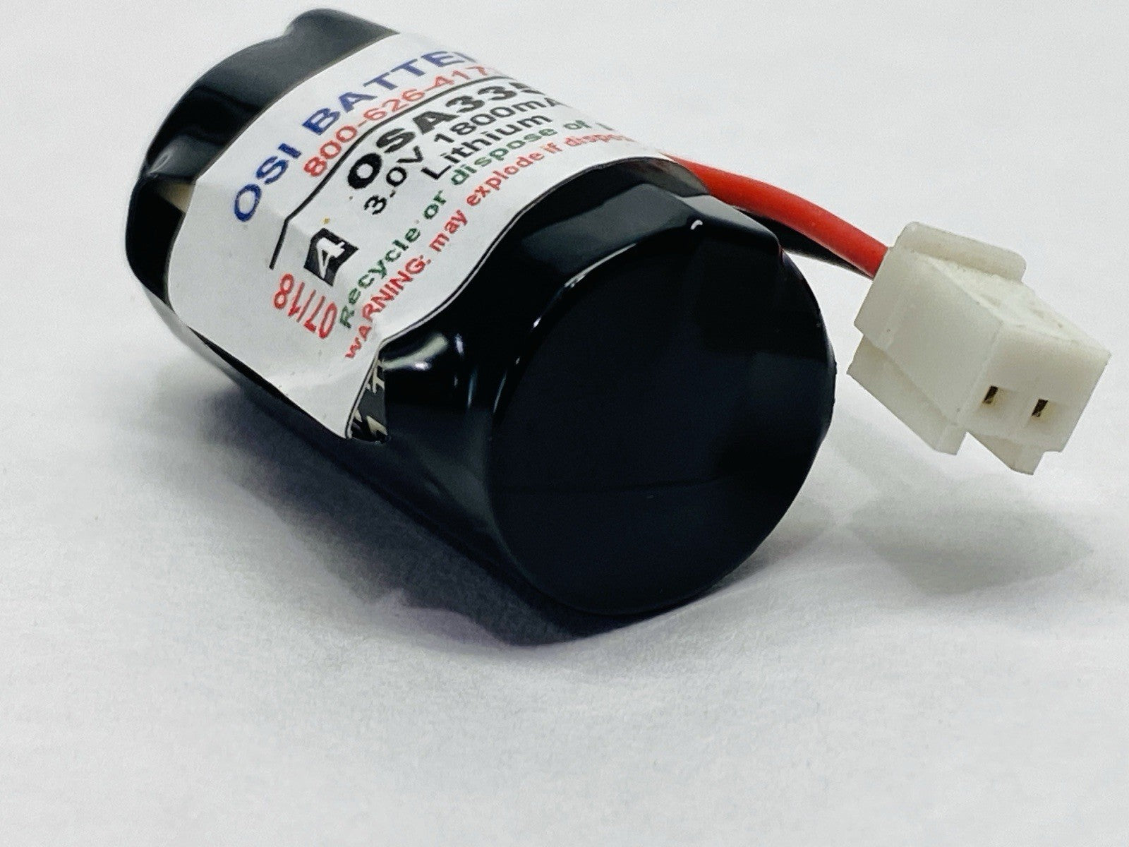 OSI Batteries OSA335 Epson T6 SCARA Robot Battery 3.0V Lithium - Maverick Industrial Sales