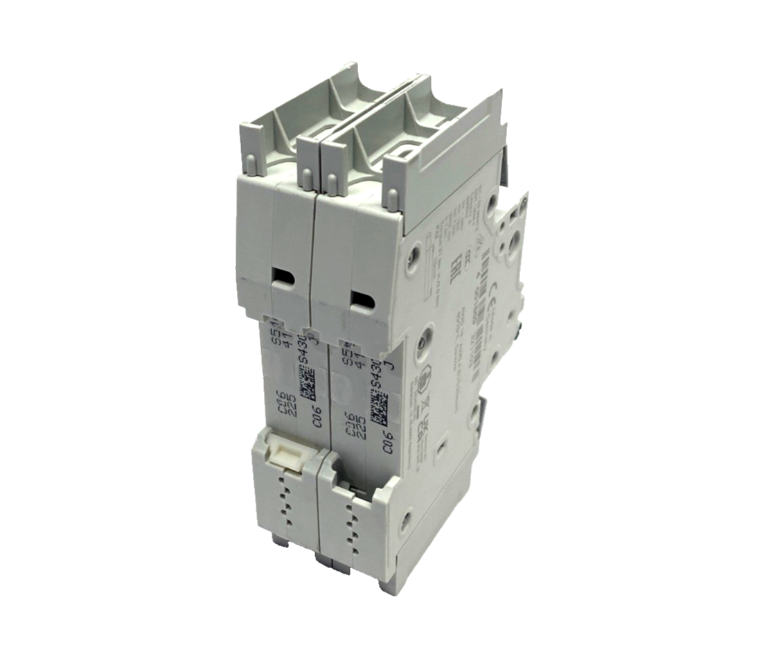 Siemens 5SJ4206-7HG41 Miniature Circuit Breaker 240V 14kA, 2P, Trip C, 6A - Maverick Industrial Sales