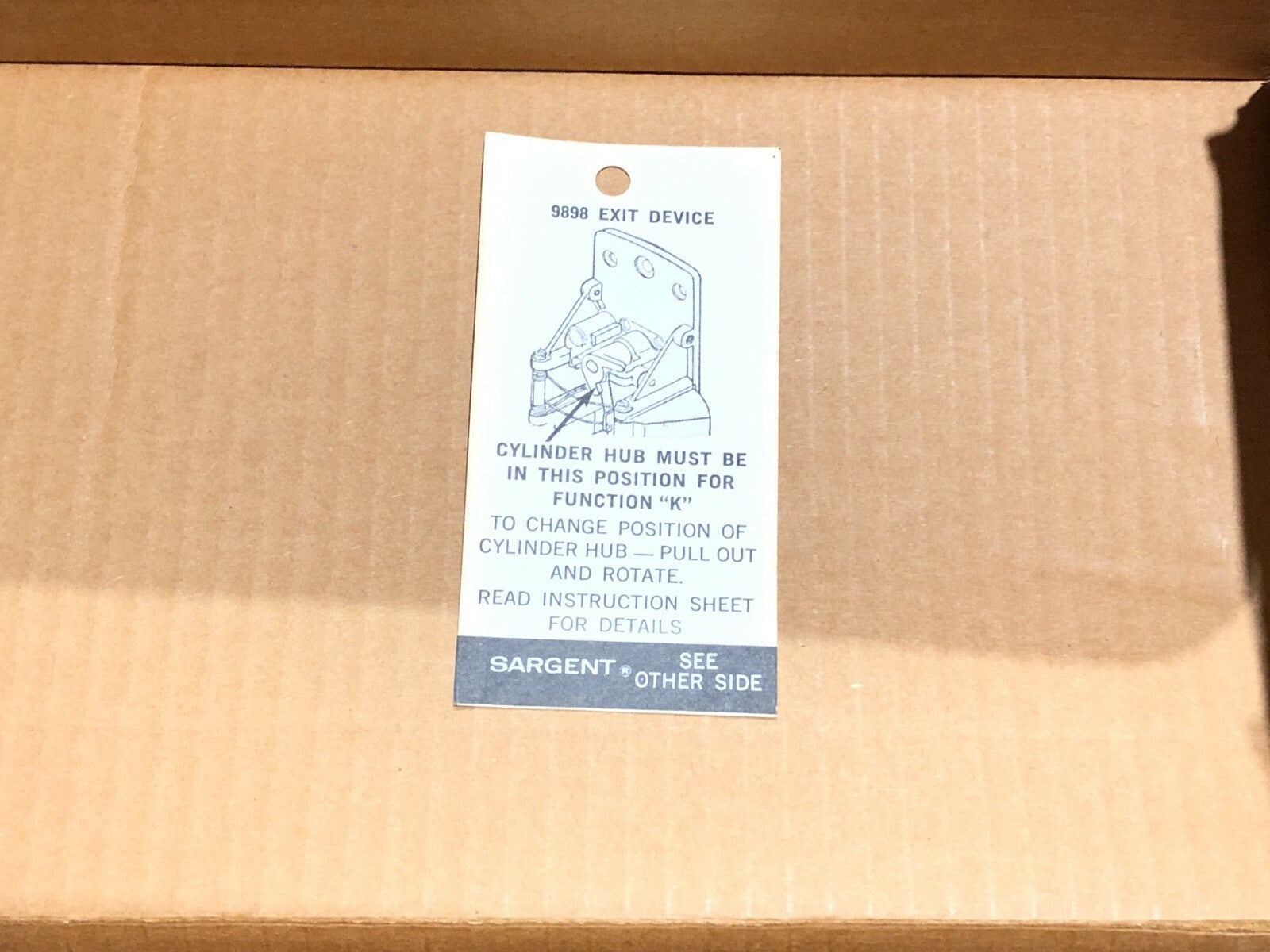 Sargent 9898 Reversible Rim Exit Device - Maverick Industrial Sales
