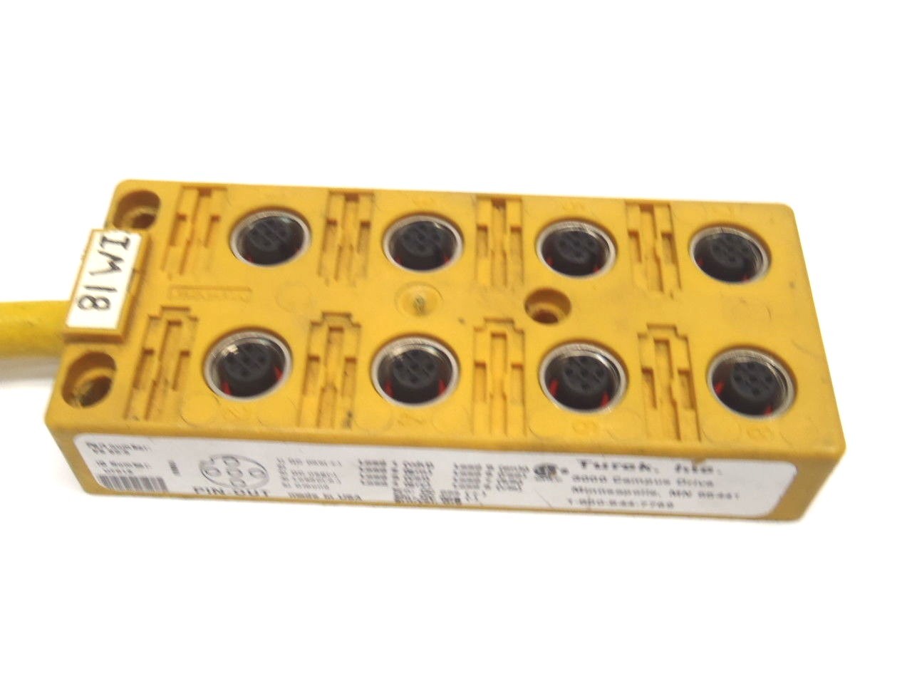 Turck VB 80-5 Eurofast 8-Port Junction Box U7013 - Maverick Industrial Sales