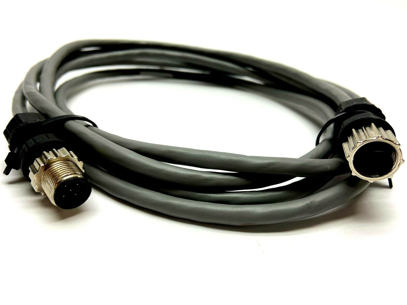 RFID 730-0033-90IN M12 Male to Female T Connector Cordset for R3-2 Antennas - Maverick Industrial Sales