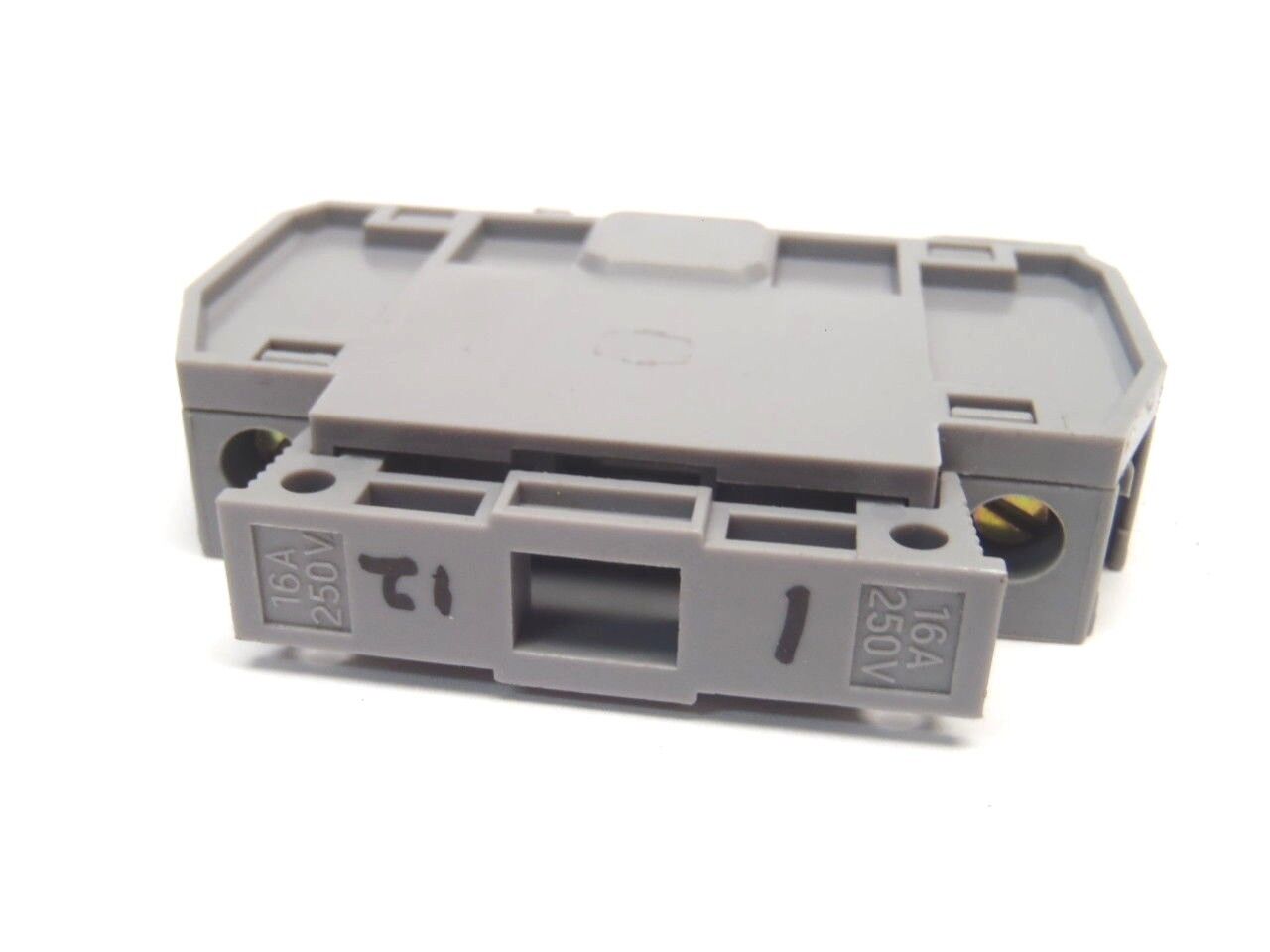 Entralec M10/16.SF Fuse Terminal Block 16A 250V LOT OF 3 - Maverick Industrial Sales