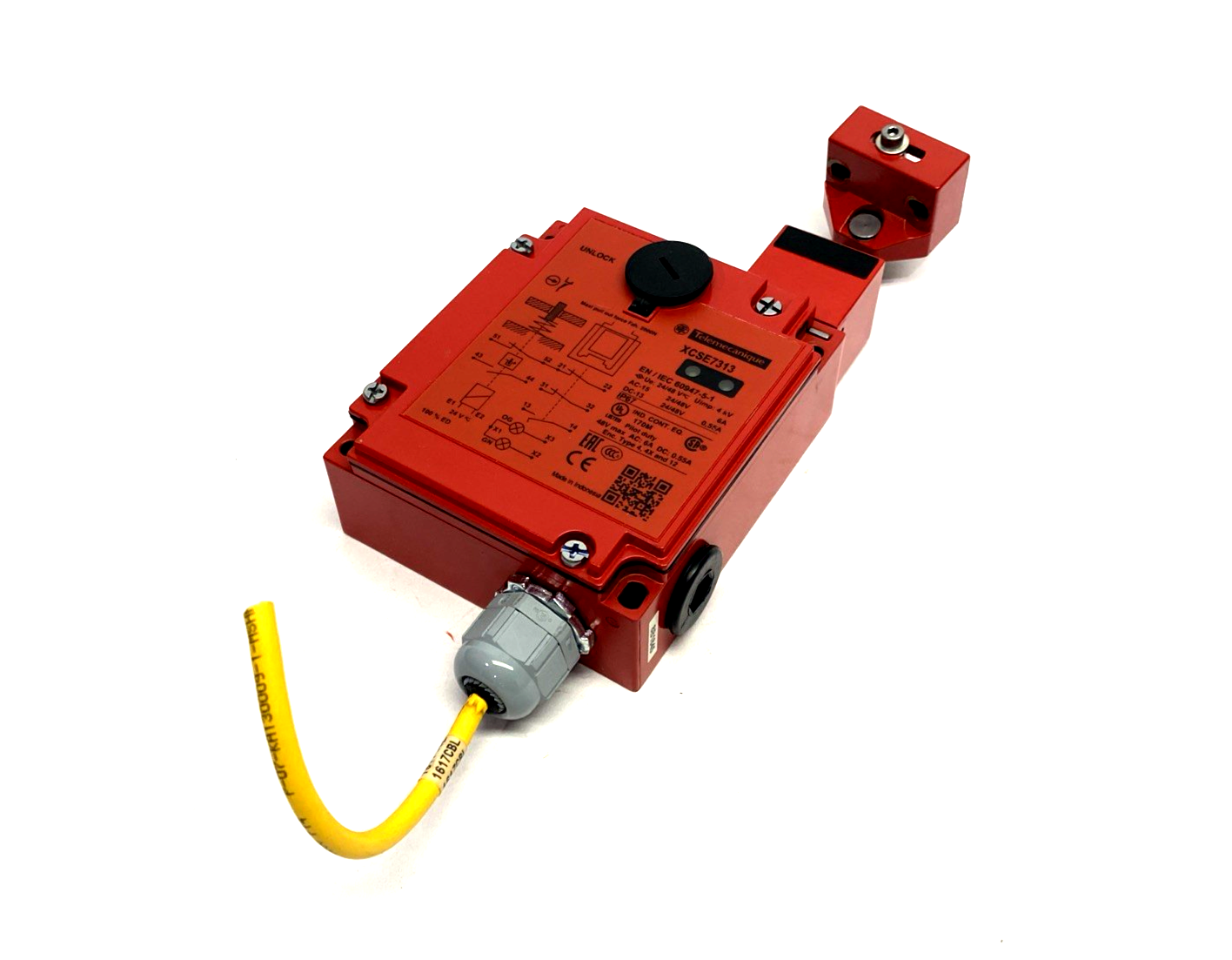 XCSE7313 | Telemecanique Safety Interlock Switch, 2NC 1NO - Used - Maverick Industrial Sales