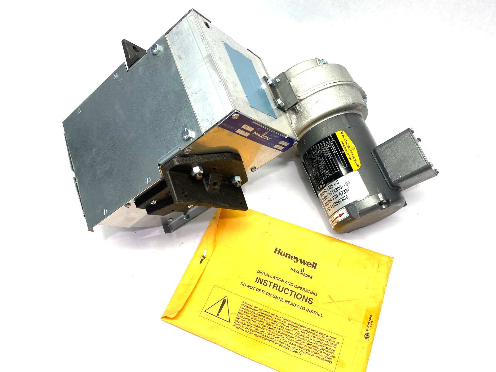 Maxon 0050APX Burner Natural Gas Line Burner 0.5ft w/ LMF-3 Blower Motor - Maverick Industrial Sales