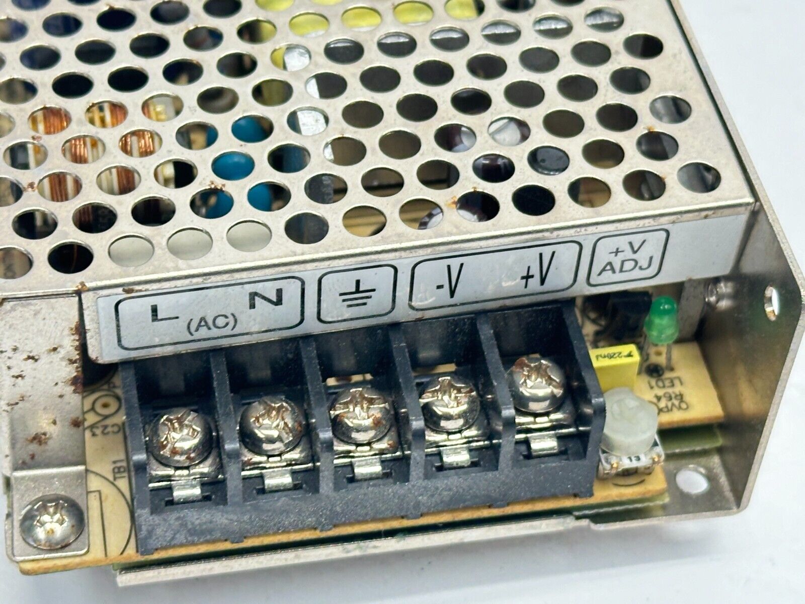 RS-35-12 | Mean Well Power Supply 100-240VAC Input / 12V Output DIN - Used - Maverick Industrial Sales