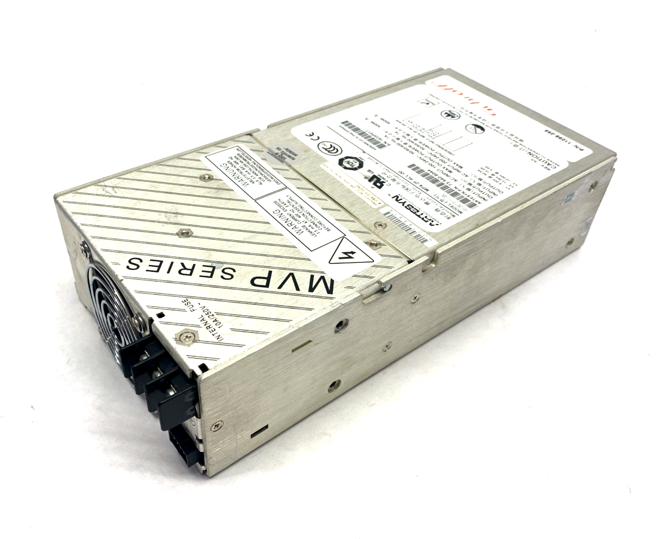 11098-295,MP4-2F-4LL-00,73-540-6044,4-086-03-0262 | Artesyn MP4-2F-4LL-00 MVP AC/DC Converter 240VAC 5.2V 60A 12V 10A 12V 4A 600W - Used - Maverick Industrial Sales