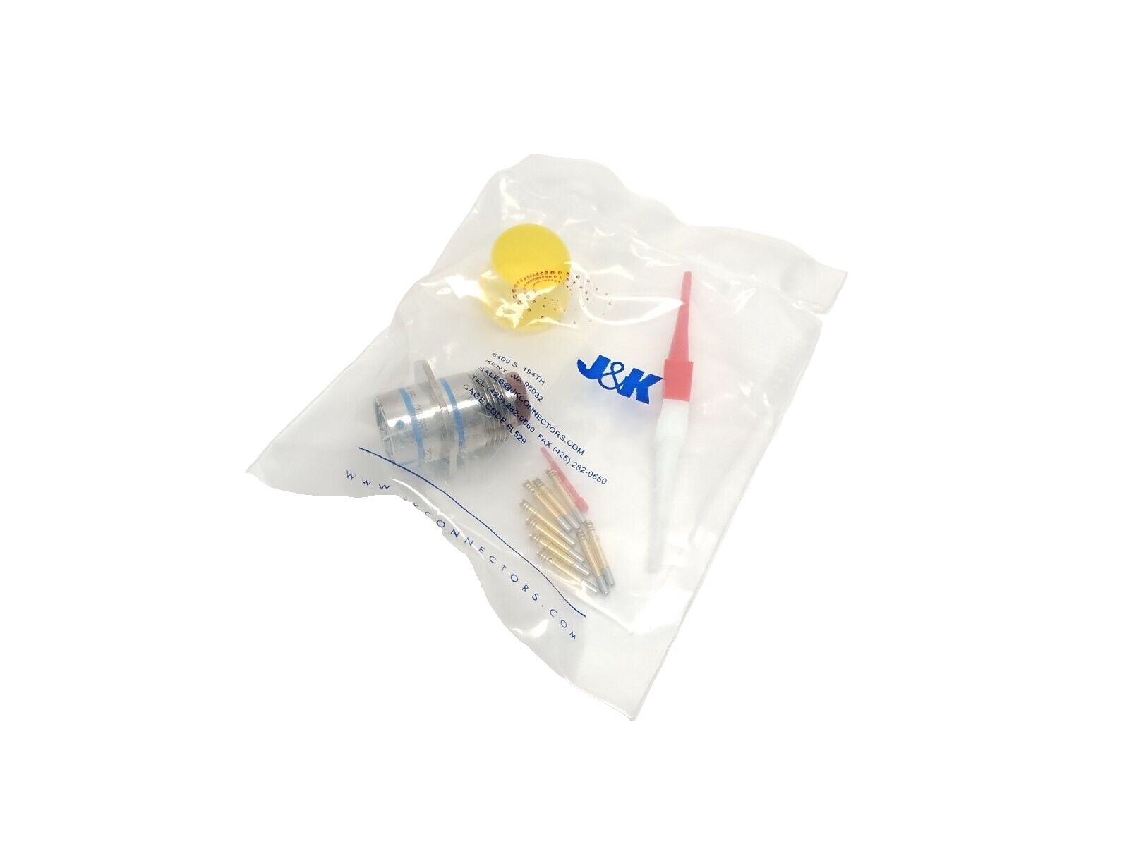 J&K Connectors MS3471L12-8S Circular MIL Spec Connector Kit 8-Position 12-8 - Maverick Industrial Sales