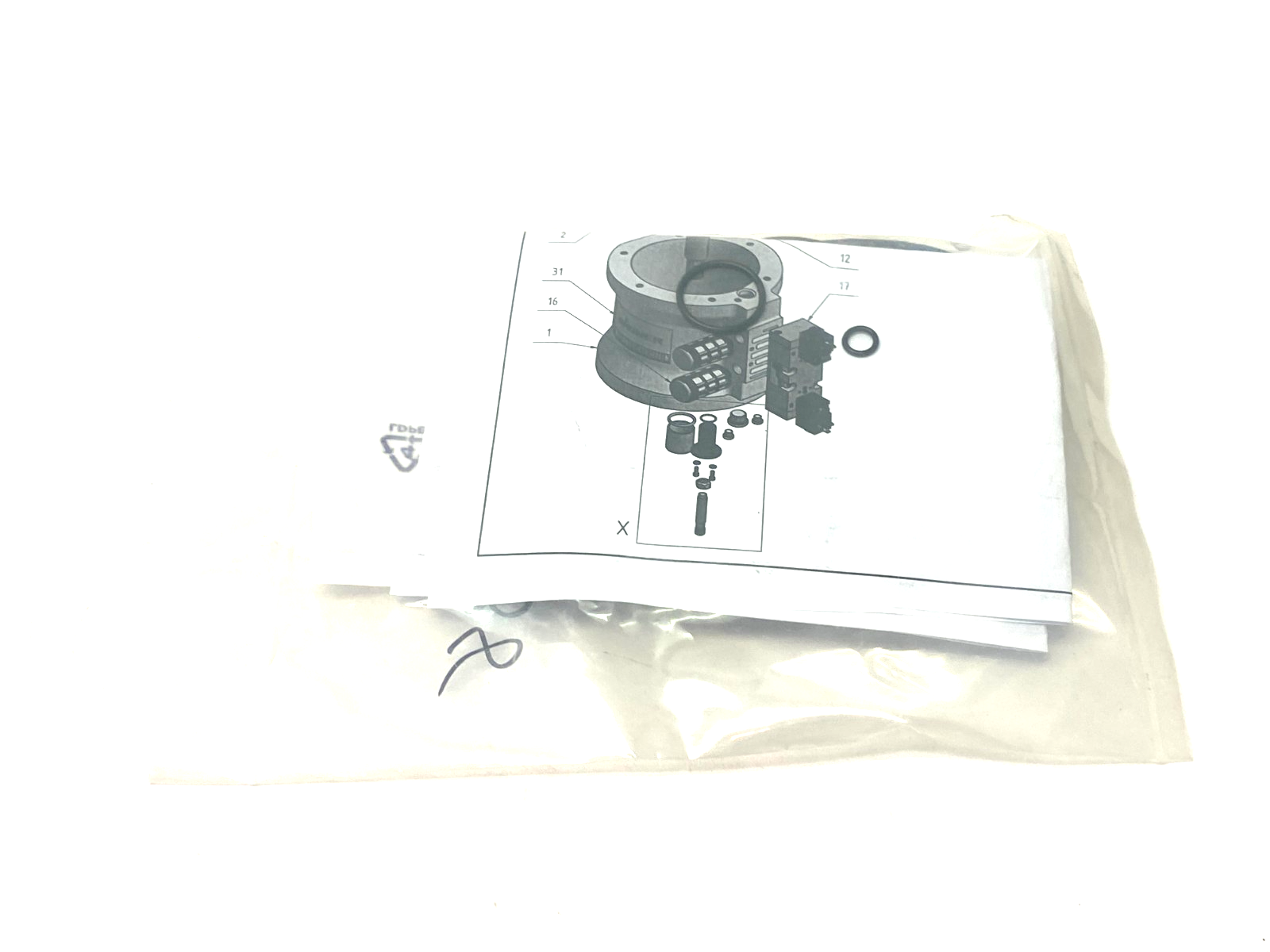 Reinhardt-Technik A-011510121 Air Motor Seal/Wear Replacement Kit 180 E - Maverick Industrial Sales