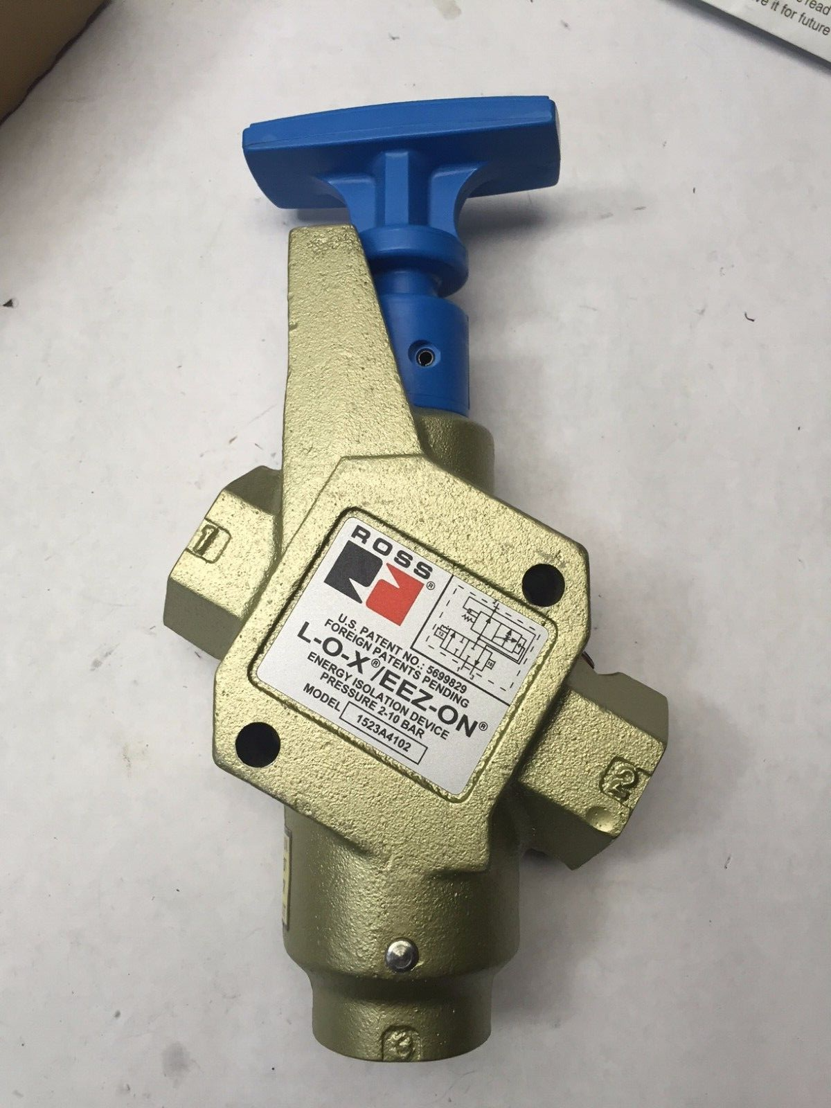 Ross Model 1523A4102 L-O-X/EEZ-ON Energy Isolation Pressure Valve - Maverick Industrial Sales
