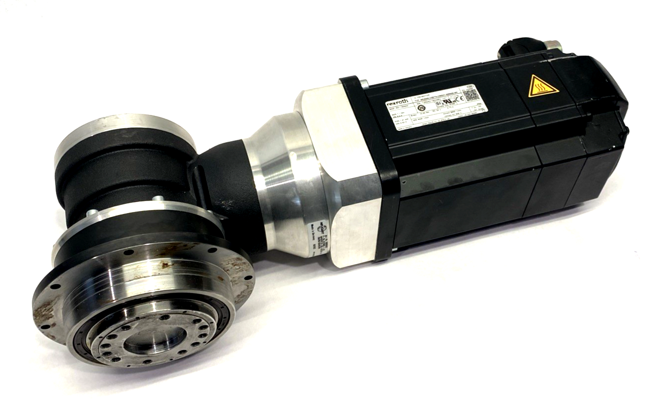 R911385620, MS2N06-C0BTN-CMSH1-NNNNN-NN | Bosch Rexroth R911385620 Servomotor 3-PM, Neugart 100656825 Planetary Gearbox - Used - Maverick Industrial Sales