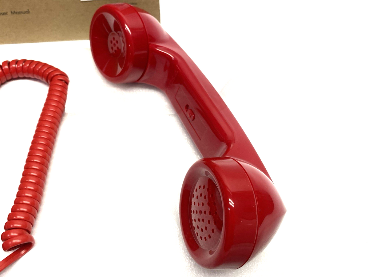 Cetis Scitec 2554E Mountable Emergency Red Corded Telephone, Bell Ringer - Maverick Industrial Sales