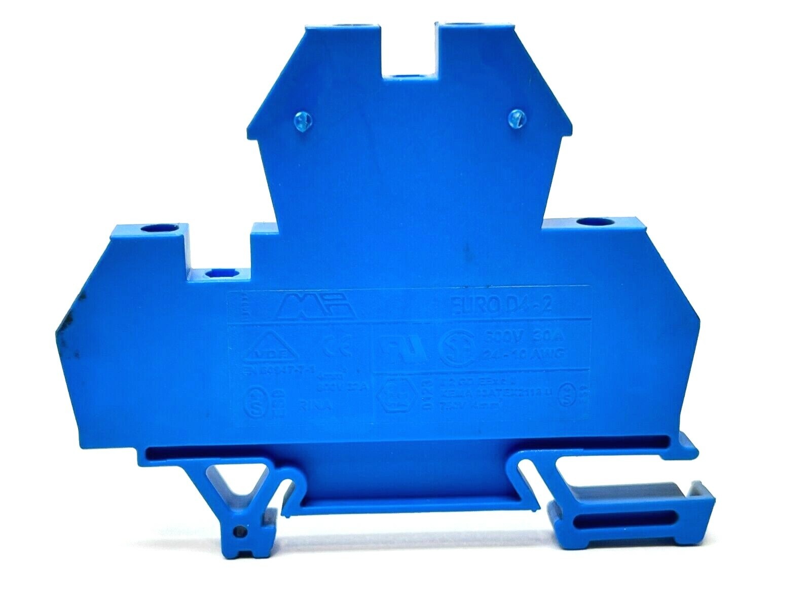 Morsettitalia 43550 BL Terminal Block EURO D4-2 LOT OF 5 - Maverick Industrial Sales